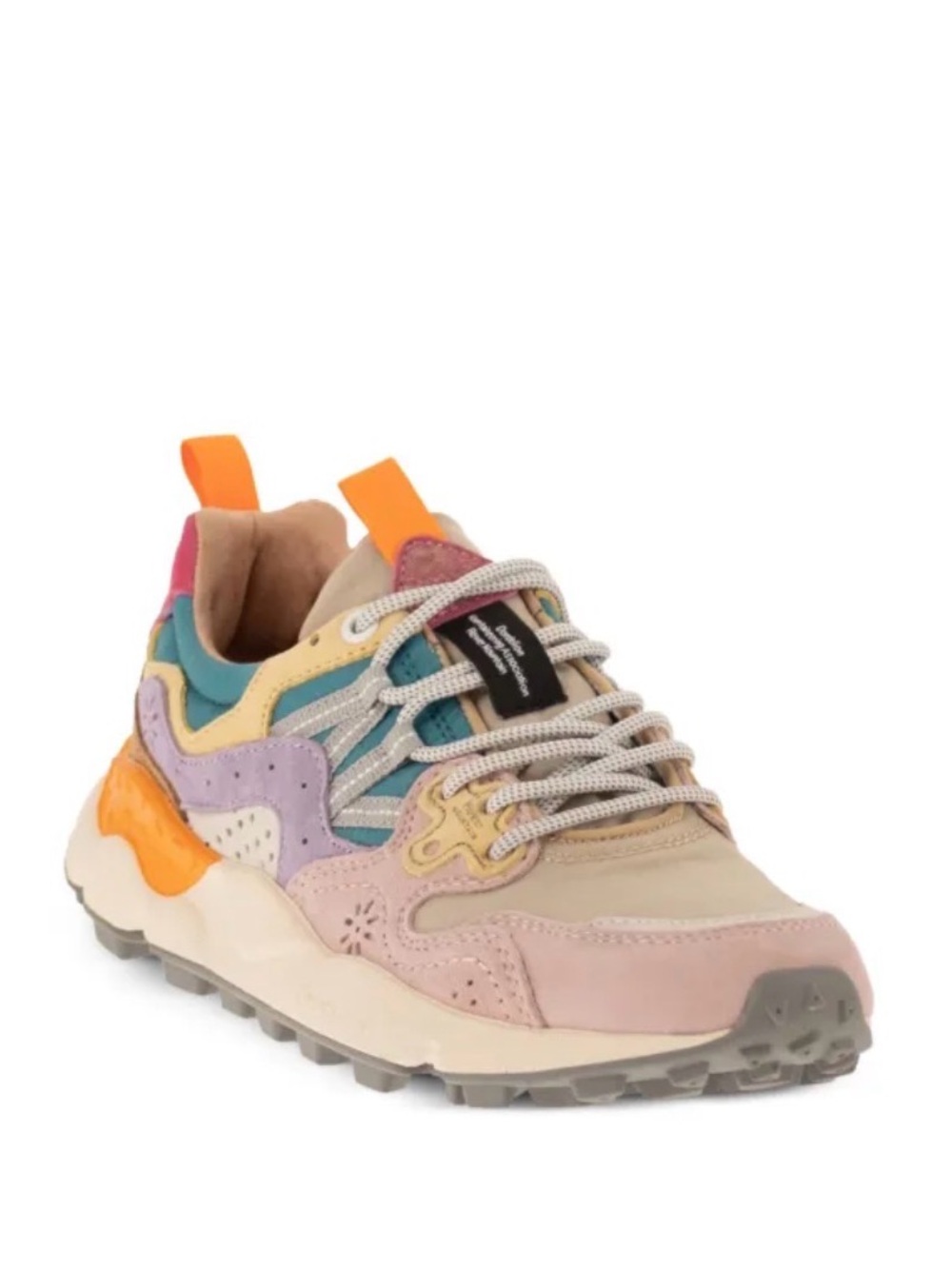 NWT Flower Mountain YAMANO 3 WOMAN Suede and technical fabric sneakers - Picture 2 of 14